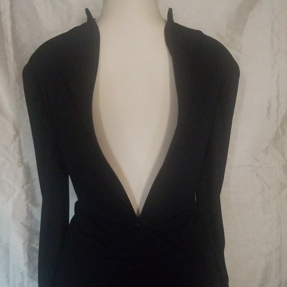 GIVENCHY DRESS, LONG SLEEVE, BLACK 42. - Picture 6 of 8